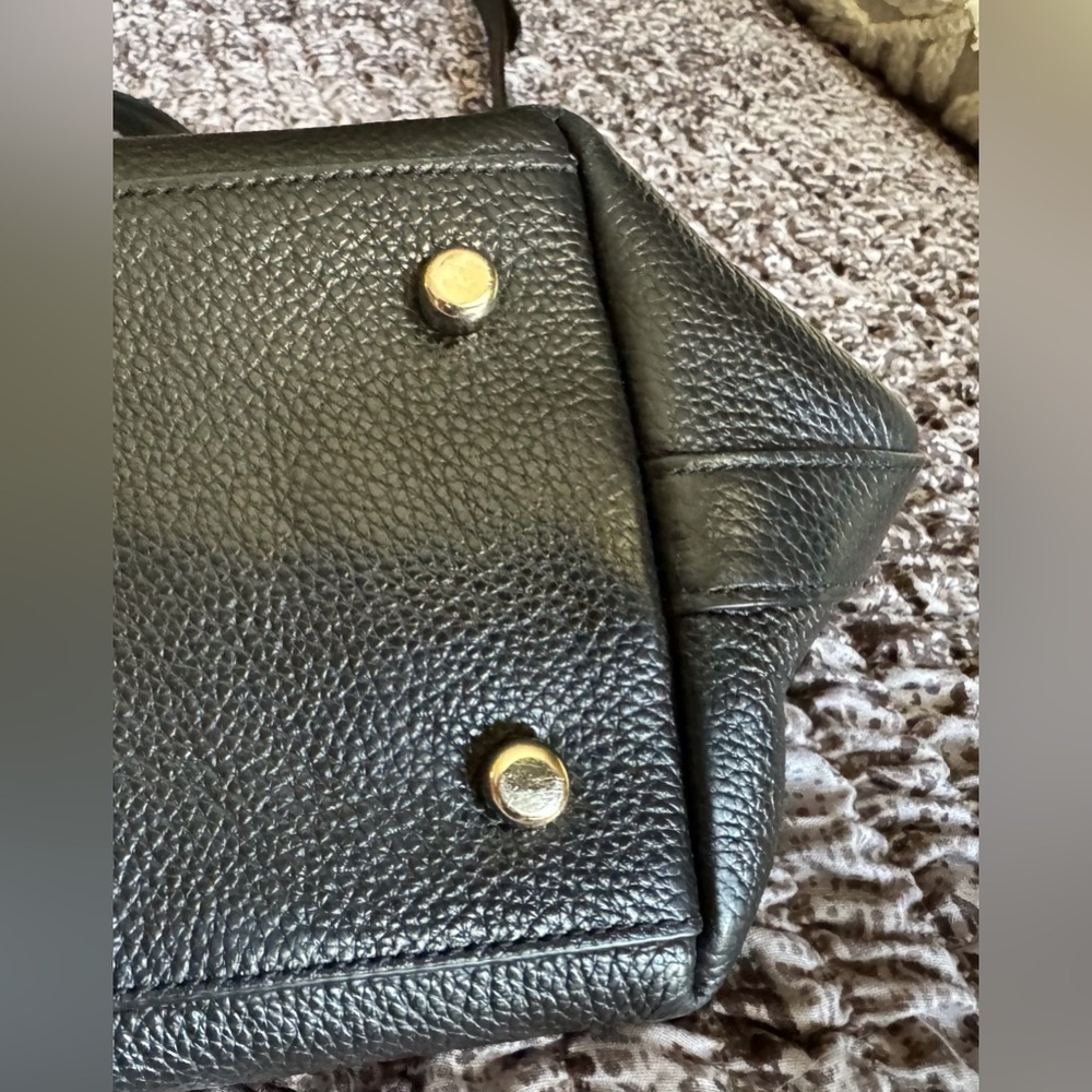 COACH F54687 Tyler Black Pebbled Leather Shoulder/Crossbody Bag - Picture 10 of 12